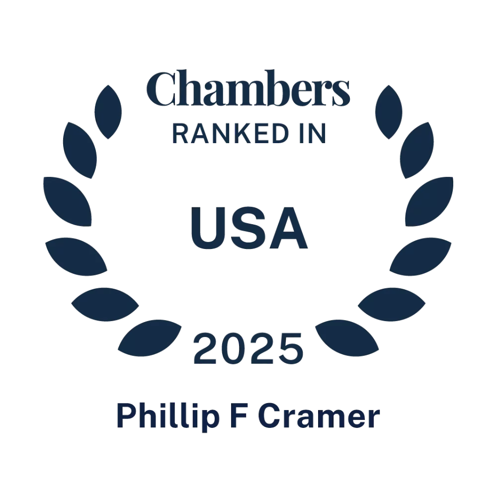 Chambers Top Ranked 2025 - Phillip F. Cramer